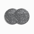 2PCS Diamond Car Coaster Water Cup Slot Non-Slip Mat Silica Gel Pad Bling Car Coasters Silicone Crystal Car Cup Holder Mat Car Gadget Universal Bling Car Cup Mat Holder Insert Crystal Rhinestone Vehicle Cup Coaster Bling Car Accessories for Woman