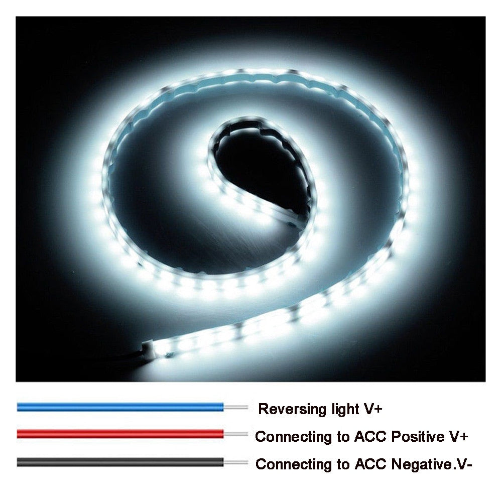Promotion! 1.2m 12V Car Four Colors Flow Type 36 LED Car Tailgate Strip Waterproof Brake Driving Turn Signal Light