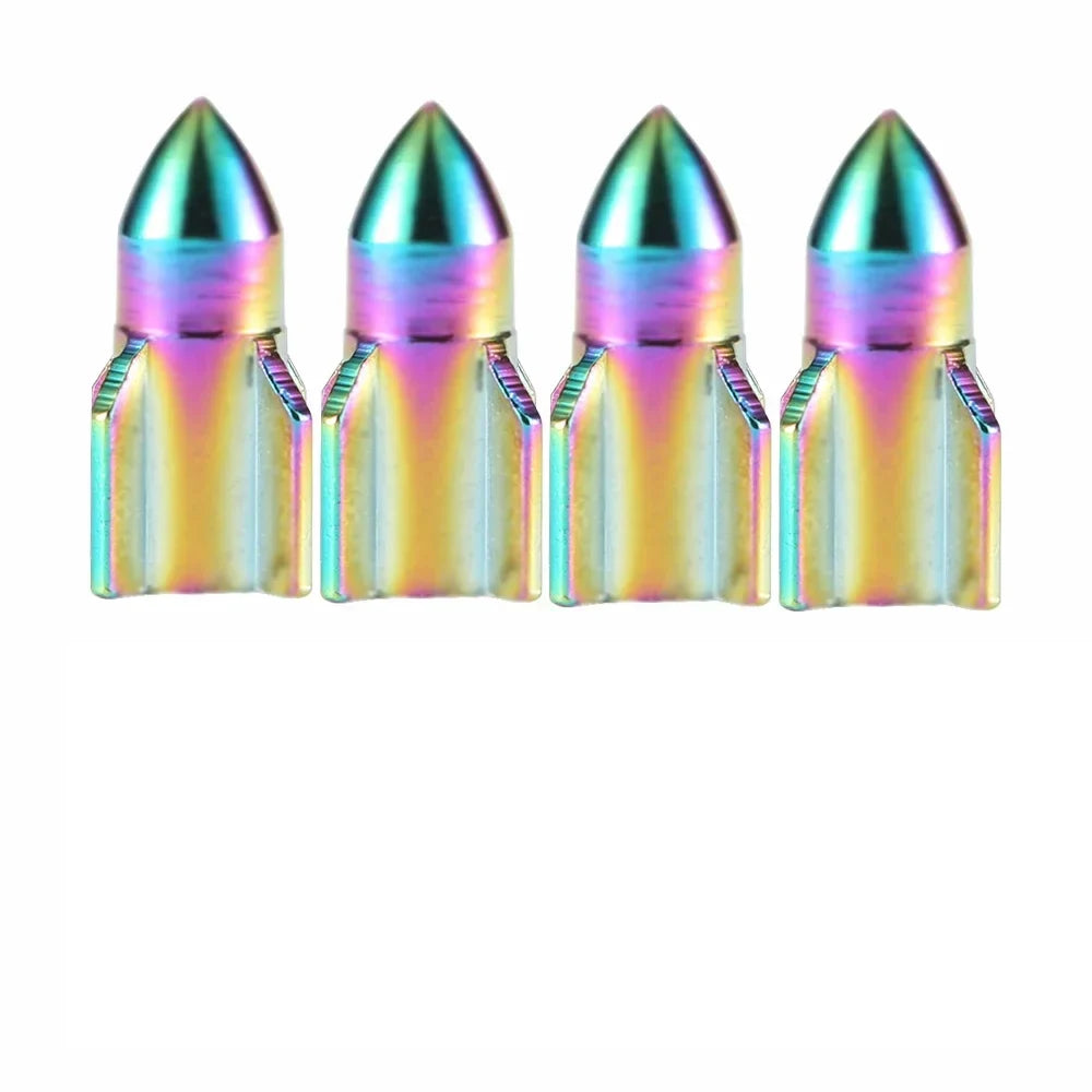 4PCS Colorful Valve Stem Caps