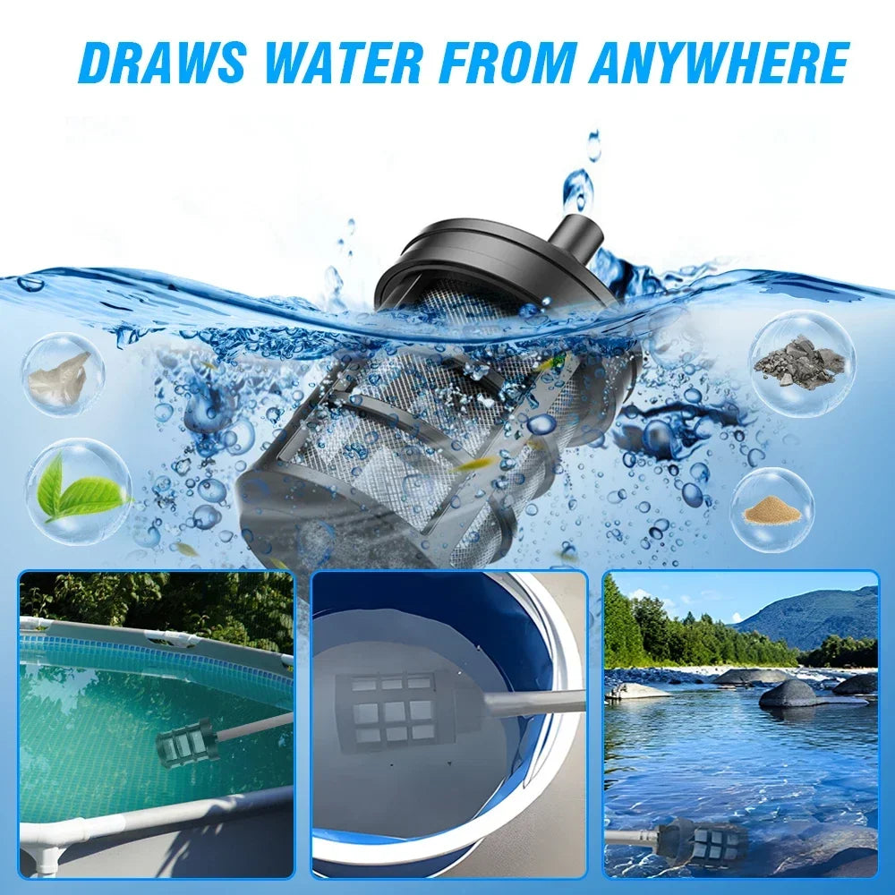 60BAR Cordless High Pressure Car Washer Spray Water Gun Wireless High Pressure Car Wash Water Gun Washer Self Priming Sustain