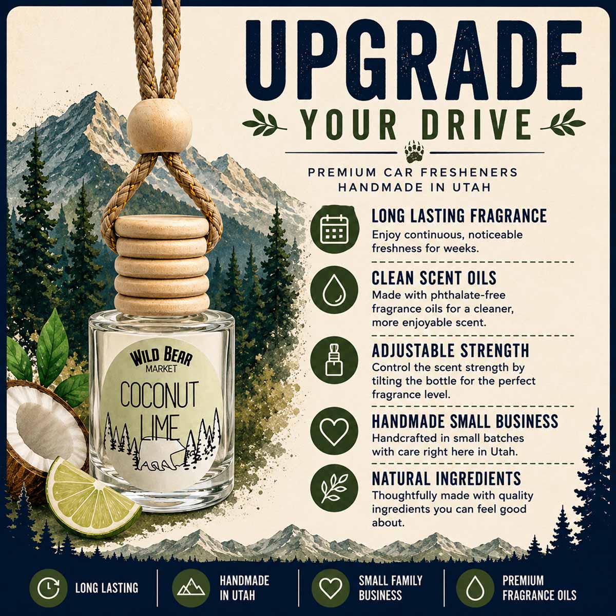 Plum & Amber Car Freshener